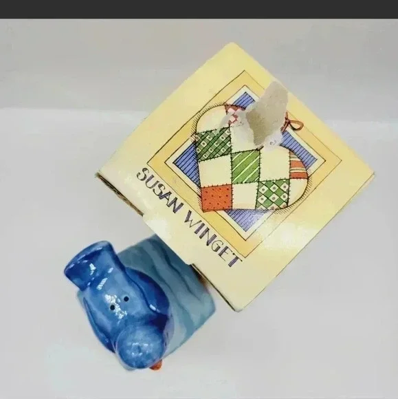 Vintage 1993 Susan Winget Bird House Salt & Pepper Shaker Brand New - Picture 11 of 12